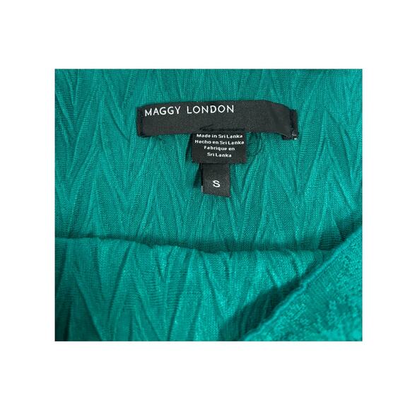 NWT Maggy London long sleeve ruffle hem dress - S - Picture 6 of 7